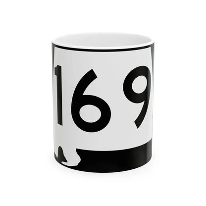 Alabama 169 (Alabama) (Road Sign) White Coffee Mug - Go Mug Yourself