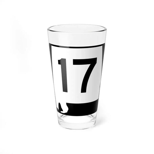 Alabama 17 (Alabama) (Road Sign) Pint Glss 16oz 16oz - Go Mug Yourself