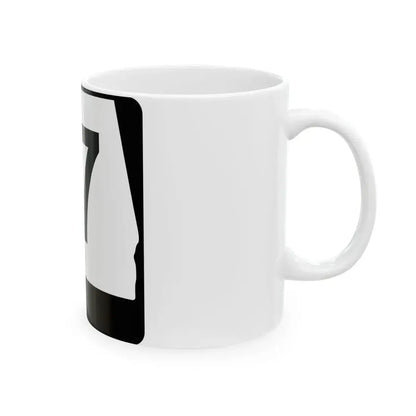Alabama 17 (Alabama) (Road Sign) White Coffee Mug - Go Mug Yourself