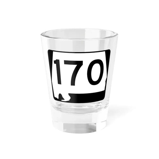 Alabama 170 (Alabama) (Road Sign) Shot Glass 1.5oz 1.5oz - Go Mug Yourself