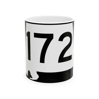 Alabama 172 (Alabama) (Road Sign) White Coffee Mug 11oz - Go Mug Yourself