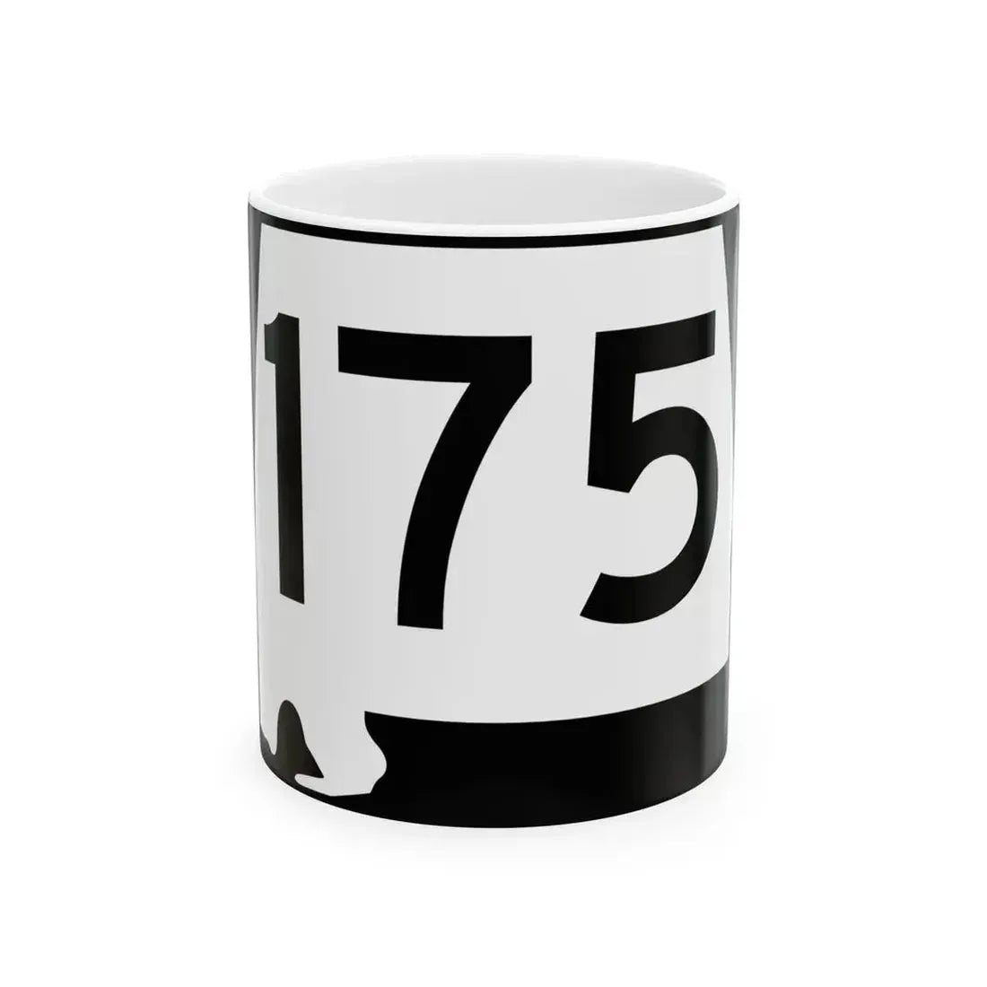 Alabama 175 (Alabama) (Road Sign) White Coffee Mug 11oz - Go Mug Yourself