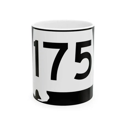 Alabama 175 (Alabama) (Road Sign) White Coffee Mug 11oz - Go Mug Yourself