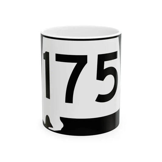 Alabama 175 (Alabama) (Road Sign) White Coffee Mug 11oz - Go Mug Yourself
