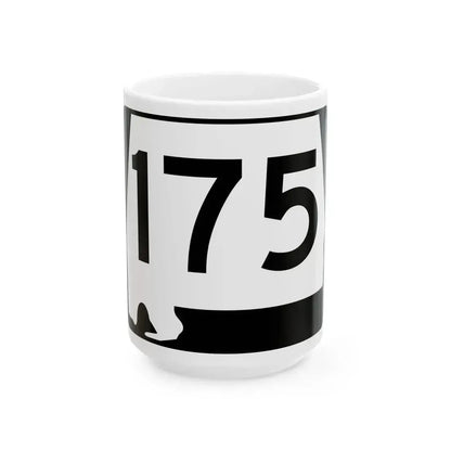 Alabama 175 (Alabama) (Road Sign) White Coffee Mug 15oz - Go Mug Yourself