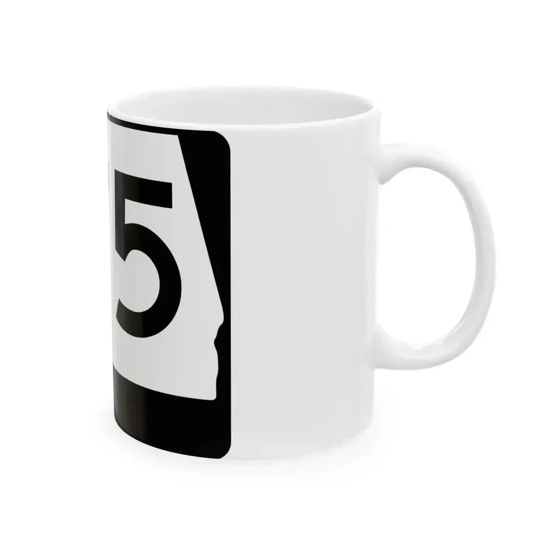 Alabama 175 (Alabama) (Road Sign) White Coffee Mug - Go Mug Yourself