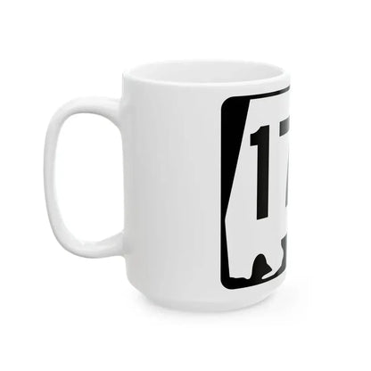 Alabama 175 (Alabama) (Road Sign) White Coffee Mug - Go Mug Yourself