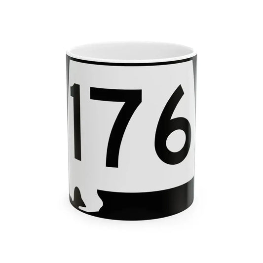 Alabama 176 (Alabama) (Road Sign) White Coffee Mug 11oz - Go Mug Yourself