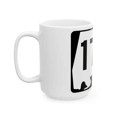 Alabama 177 (Alabama) (Road Sign) White Coffee Mug - Go Mug Yourself