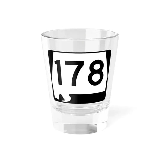 Alabama 178 (Alabama) (Road Sign) Shot Glass 1.5oz 1.5oz - Go Mug Yourself