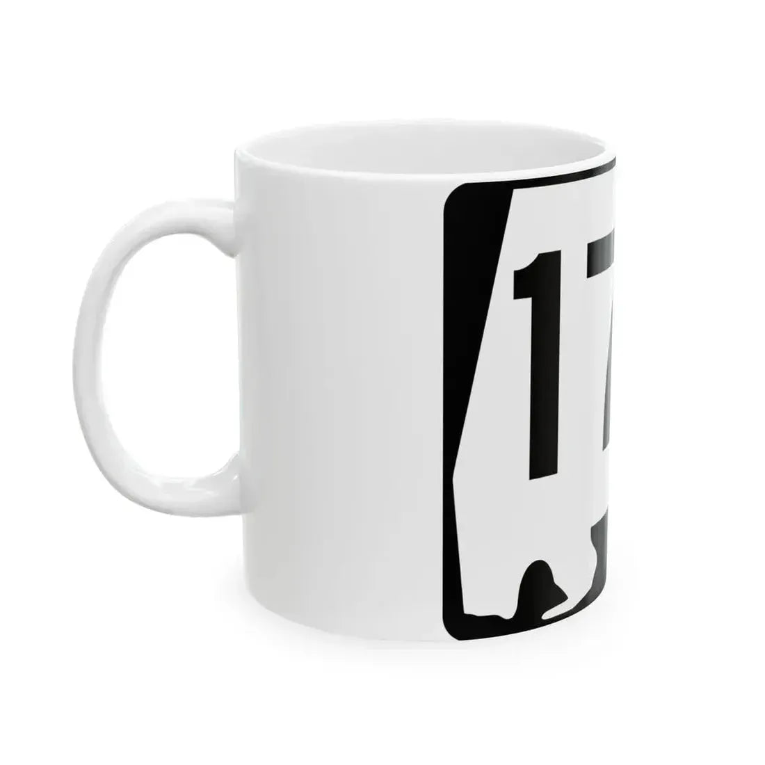 Alabama 178 (Alabama) (Road Sign) White Coffee Mug - Go Mug Yourself