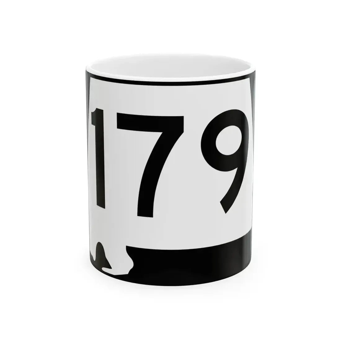 Alabama 179 (Alabama) (Road Sign) White Coffee Mug 11oz - Go Mug Yourself