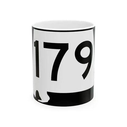 Alabama 179 (Alabama) (Road Sign) White Coffee Mug 11oz - Go Mug Yourself