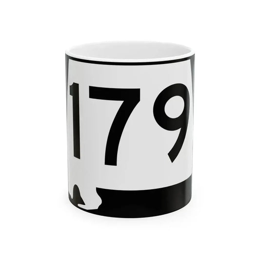 Alabama 179 (Alabama) (Road Sign) White Coffee Mug 11oz - Go Mug Yourself