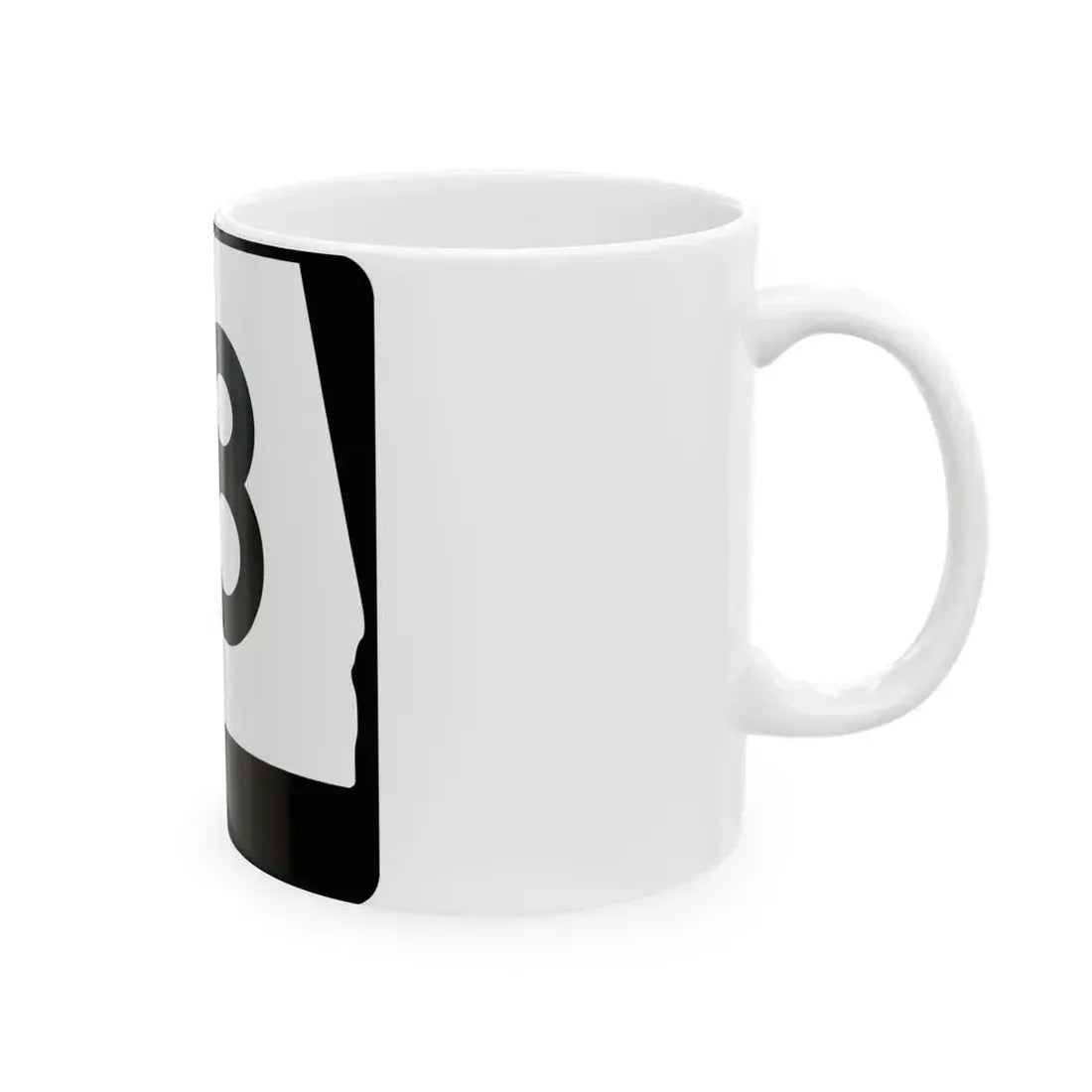 Alabama 18 (Alabama) (Road Sign) White Coffee Mug - Go Mug Yourself