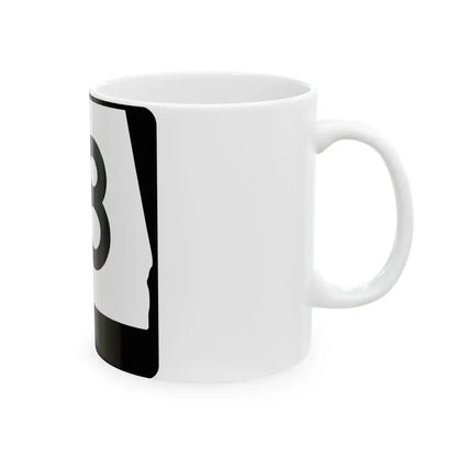 Alabama 18 (Alabama) (Road Sign) White Coffee Mug - Go Mug Yourself