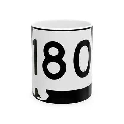 Alabama 180 (Alabama) (Road Sign) White Coffee Mug 11oz - Go Mug Yourself