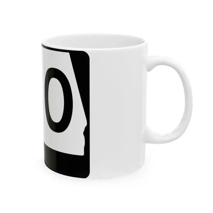 Alabama 180 (Alabama) (Road Sign) White Coffee Mug - Go Mug Yourself