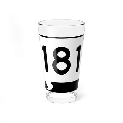 Alabama 181 (Alabama) (Road Sign) Pint Glass 16oz 16oz - Go Mug Yourself
