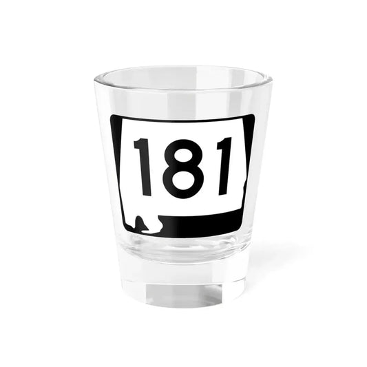Alabama 181 (Alabama) (Road Sign) Shot Glass 1.5oz 1.5oz - Go Mug Yourself