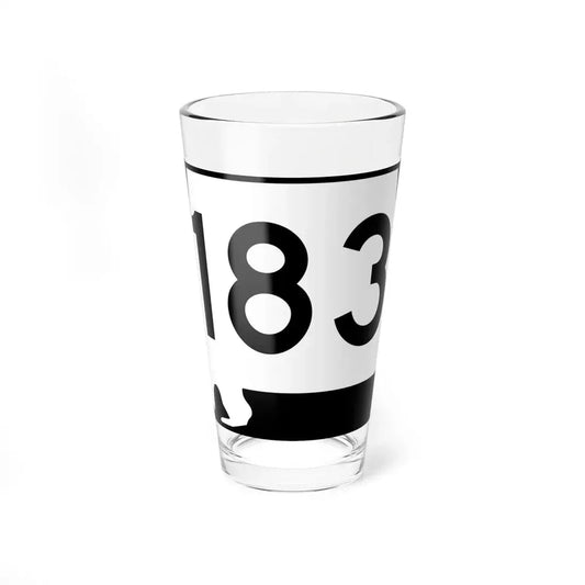 Alabama 183 (Alabama) (Road Sign) Pint Glss 16oz 16oz - Go Mug Yourself