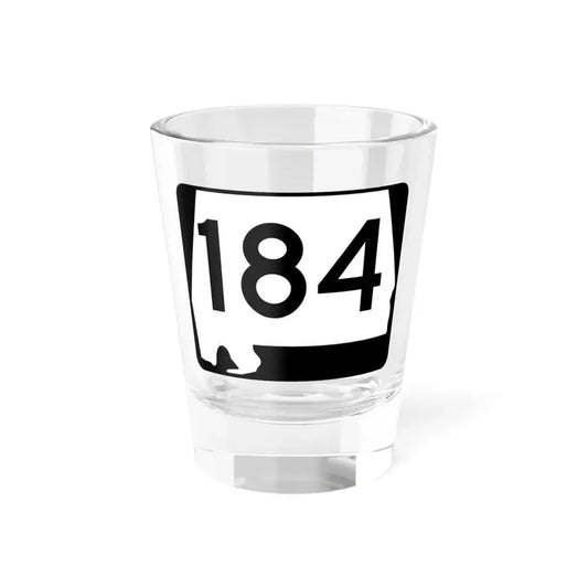 Alabama 184 (Alabama) (Road Sign) Shot Glass 1.5oz 1.5oz - Go Mug Yourself