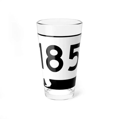 Alabama 185 (Alabama) (Road Sign) Pint Glass 16oz 16oz - Go Mug Yourself