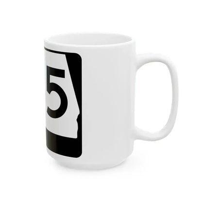 Alabama 185 (Alabama) (Road Sign) White Coffee Mug - Go Mug Yourself