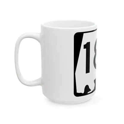 Alabama 187 (Alabama) (Road Sign) White Coffee Mug - Go Mug Yourself