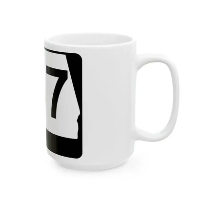 Alabama 187 (Alabama) (Road Sign) White Coffee Mug - Go Mug Yourself