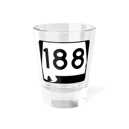 Alabama 188 (Alabama) (Road Sign) Shot Glass 1.5oz 1.5oz - Go Mug Yourself