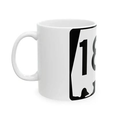 Alabama 188 (Alabama) (Road Sign) White Coffee Mug - Go Mug Yourself