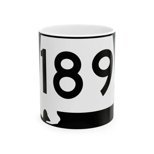 Alabama 189 (Alabama) (Road Sign) White Coffee Mug 11oz - Go Mug Yourself