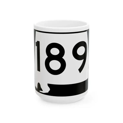 Alabama 189 (Alabama) (Road Sign) White Coffee Mug 15oz - Go Mug Yourself