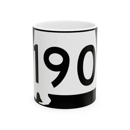 Alabama 190 (Alabama) (Road Sign) White Coffee Mug 11oz - Go Mug Yourself