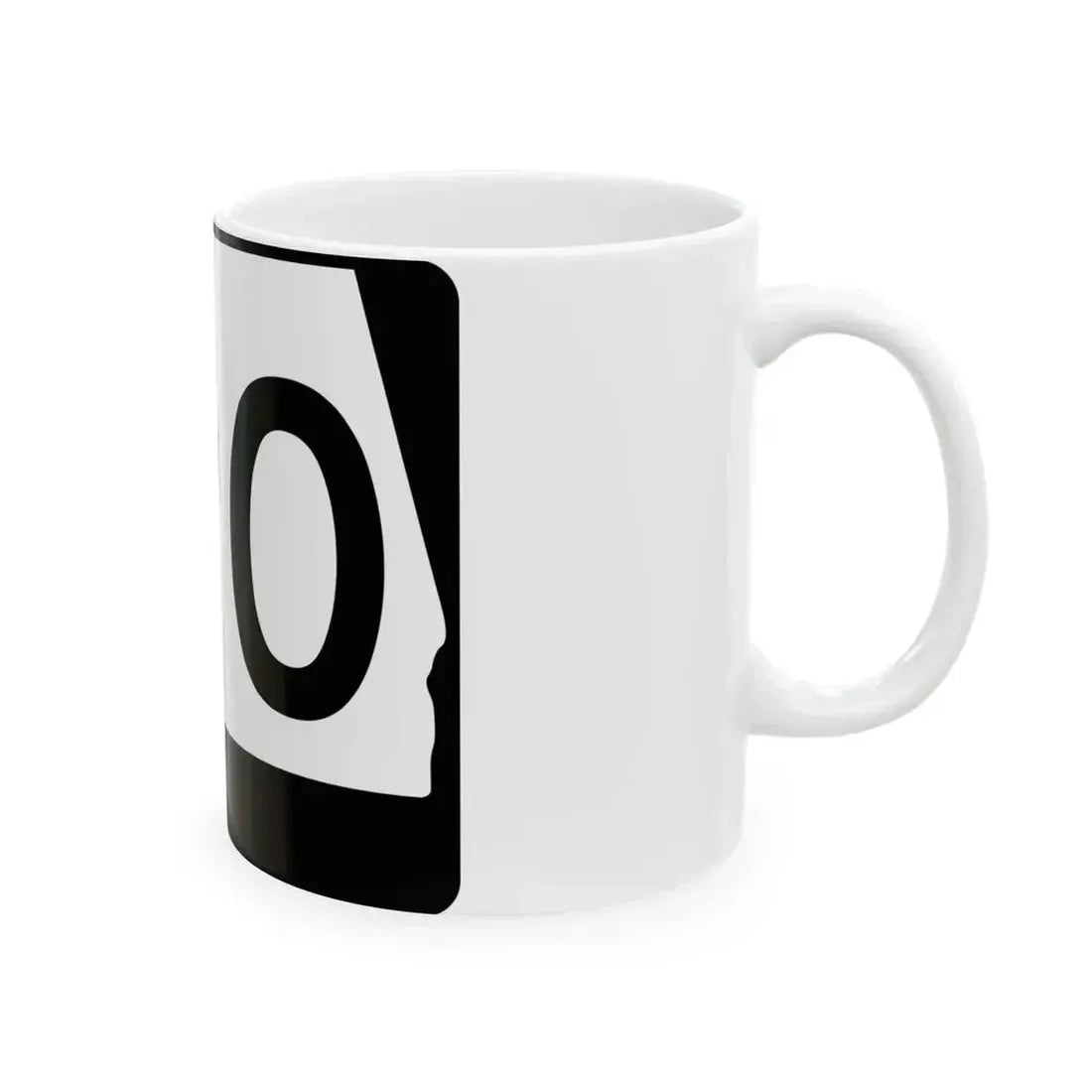 Alabama 190 (Alabama) (Road Sign) White Coffee Mug - Go Mug Yourself