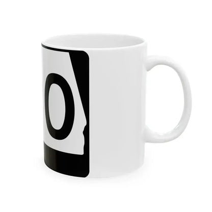 Alabama 190 (Alabama) (Road Sign) White Coffee Mug - Go Mug Yourself
