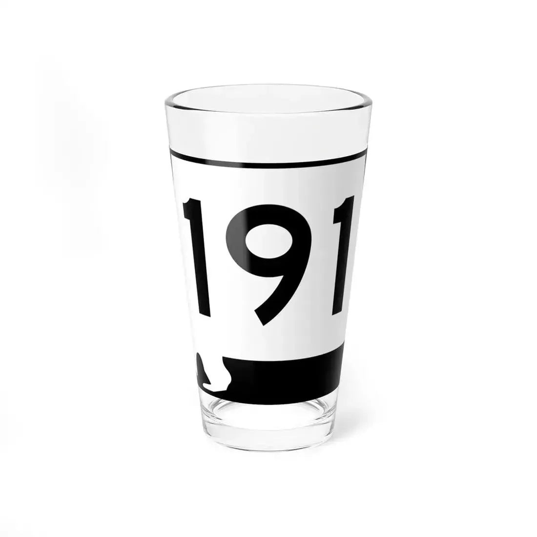 Alabama 191 (Alabama) (Road Sign) Pint Glass 16oz 16oz - Go Mug Yourself