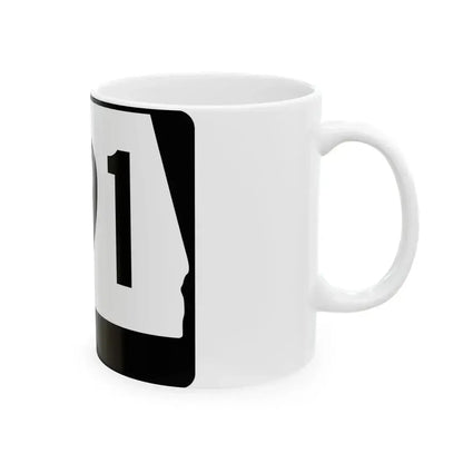 Alabama 191 (Alabama) (Road Sign) White Coffee Mug - Go Mug Yourself