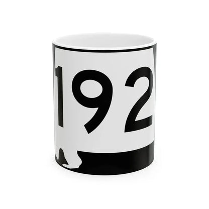 Alabama 192 (Alabama) (Road Sign) White Coffee Mug 11oz - Go Mug Yourself