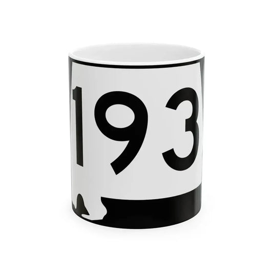 Alabama 193 (Alabama) (Road Sign) White Coffee Mug 11oz - Go Mug Yourself