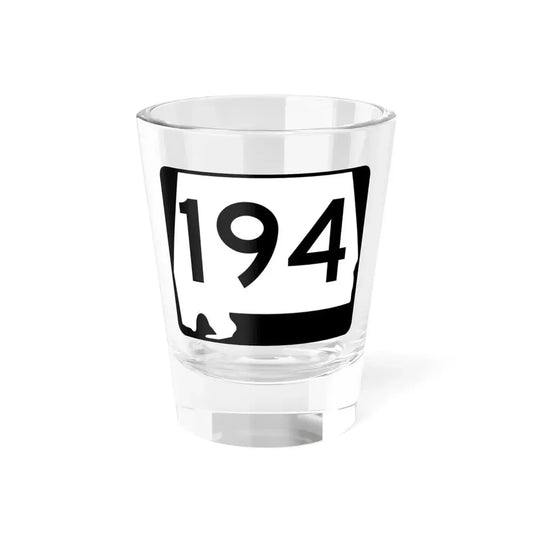Alabama 194 (Alabama) (Road Sign) Shot Glass 1.5oz 1.5oz - Go Mug Yourself