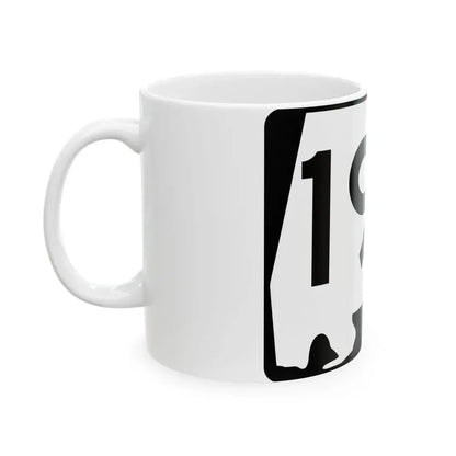 Alabama 194 (Alabama) (Road Sign) White Coffee Mug - Go Mug Yourself