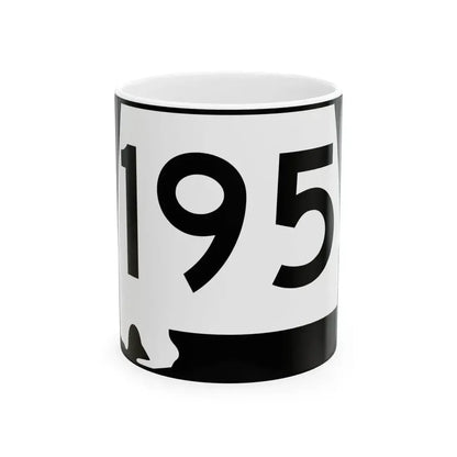 Alabama 195 (Alabama) (Road Sign) White Coffee Mug 11oz - Go Mug Yourself