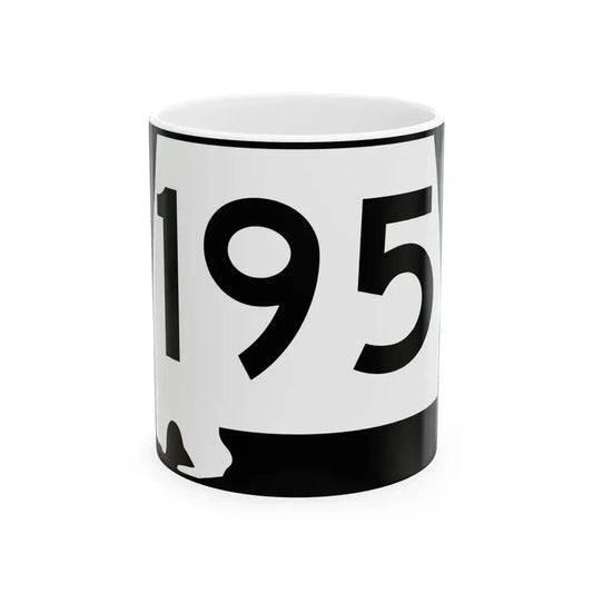 Alabama 195 (Alabama) (Road Sign) White Coffee Mug 11oz - Go Mug Yourself