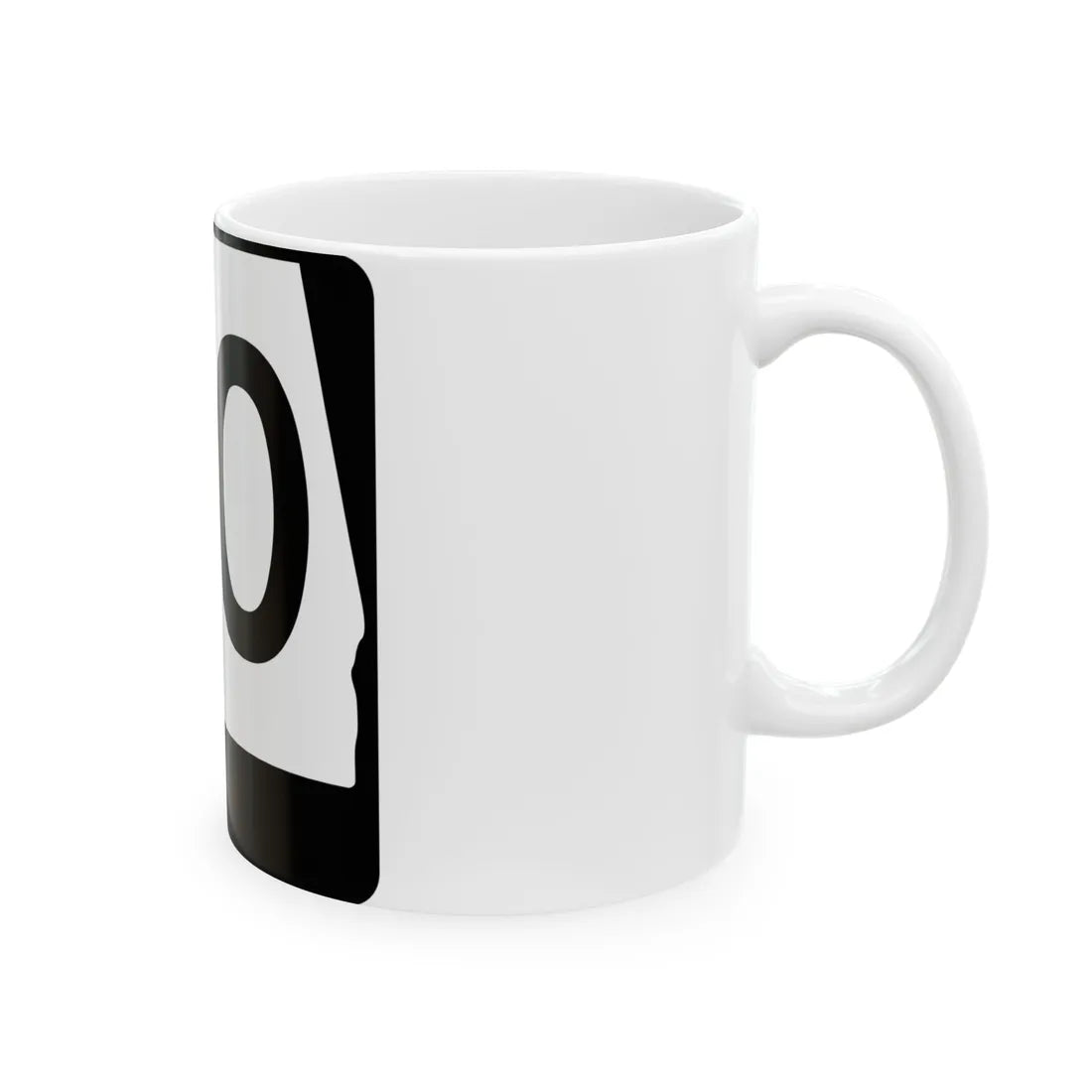 Alabama 20 (Alabama) (Road Sign) White Coffee Mug - Go Mug Yourself