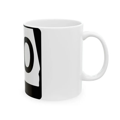 Alabama 20 (Alabama) (Road Sign) White Coffee Mug - Go Mug Yourself