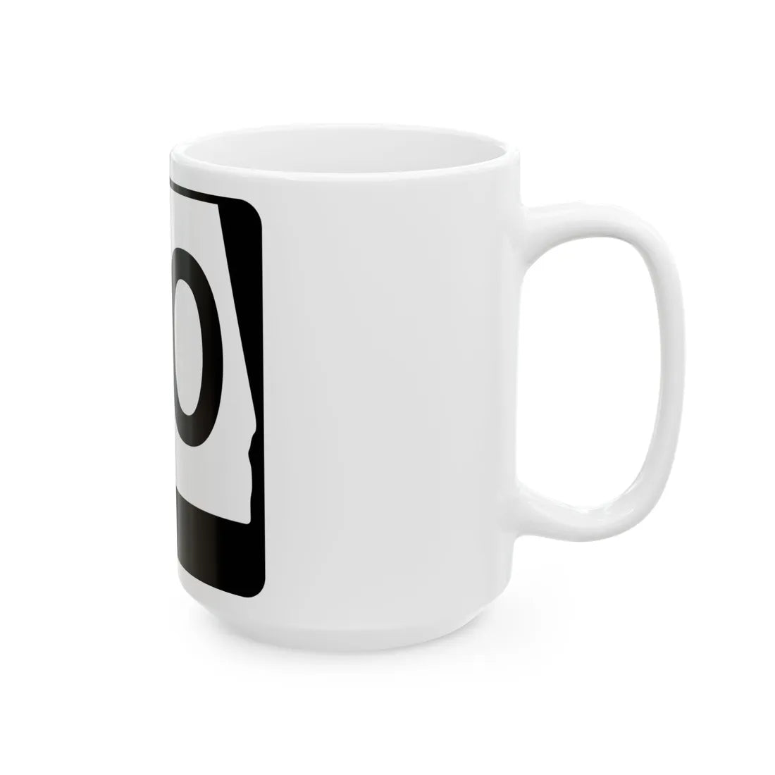 Alabama 20 (Alabama) (Road Sign) White Coffee Mug - Go Mug Yourself