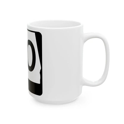 Alabama 20 (Alabama) (Road Sign) White Coffee Mug - Go Mug Yourself