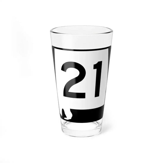 Alabama 21 (Alabama) (Road Sign) Pint Glss 16oz 16oz - Go Mug Yourself